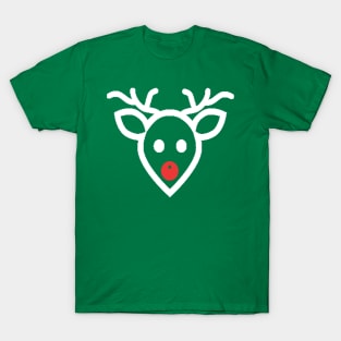 Cute minimalist Reindeer for Christmas T-Shirt